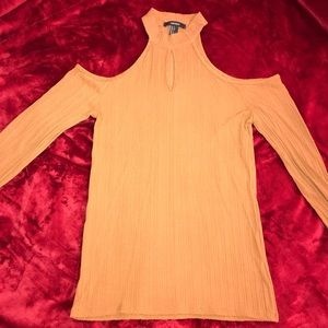 Forever 21 cold shoulder sweater